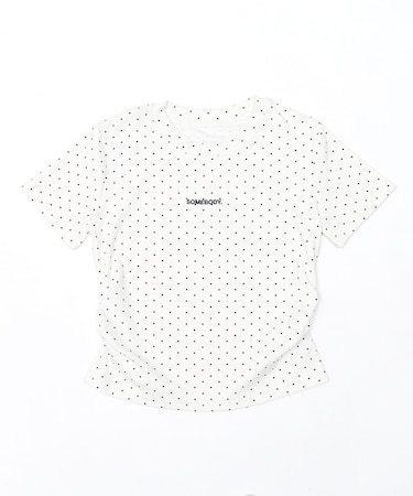 ドットサイドギャザーT