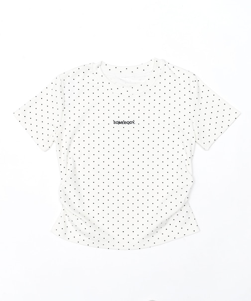 ドットサイドギャザーT