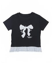フリルヘムパッチワークTシャツ