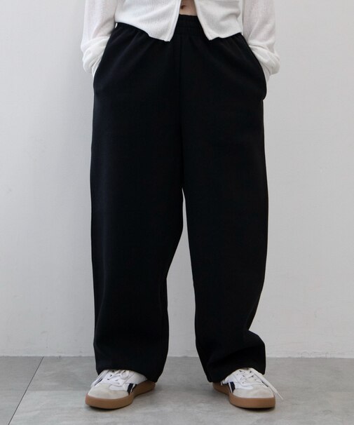 ライトスウェットワイドパンツ(丈短め)