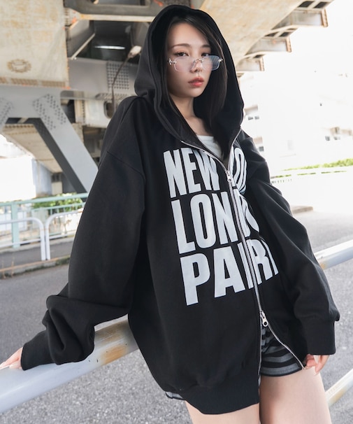 ロゴBIGZIPパーカー