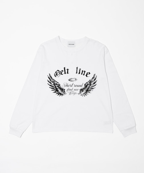 グラフィックヘンリーネックT(LS)