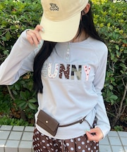 アソートボタンパッチワークロゴロンT