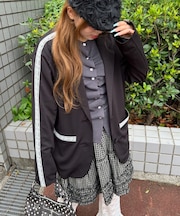 ジャージテーラードジャケット