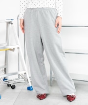スウェットワイドパンツ