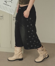 スタースイッチデニムハーフパンツ