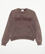 ピグメントロゴニットプルオーバー