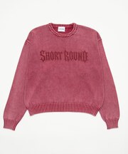 ピグメントロゴニットプルオーバー