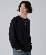 クルーネックコットンT(LS)