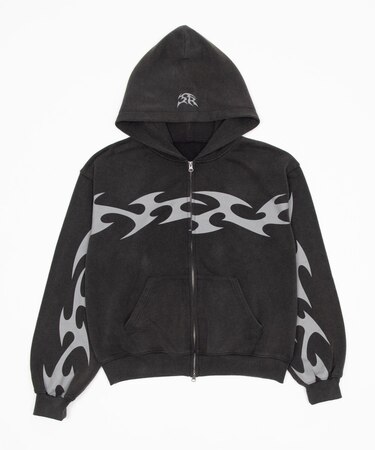トライバルモチーフZIPパーカー