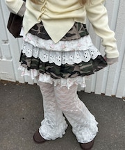 アソートパターンティアードミニスカート