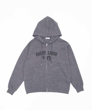 SAINT LOUISニットZIPパーカー