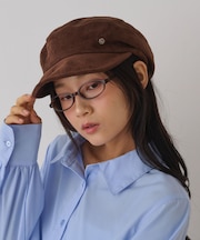 スウェードタッチキャップ