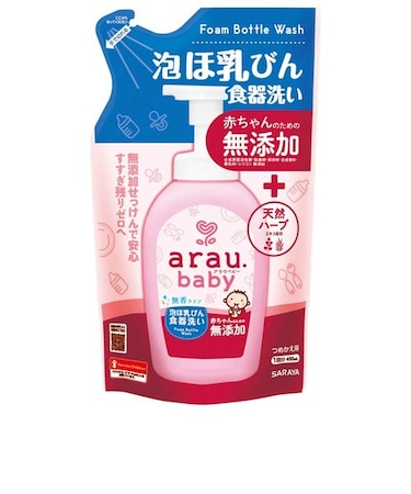 アラウベビー泡ほ乳びん 食器洗い詰替450ml