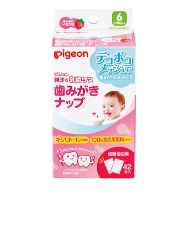 ピジョン 歯みがきナップ 42包 いちご