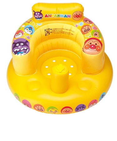 おふろでもおへやでも使えるアンパンやわらかチェアー