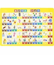 プーさんお風呂マット　「あいうえおひょう」