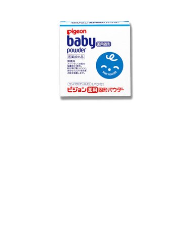 ピジョン 薬用固形パウダー パフ付き