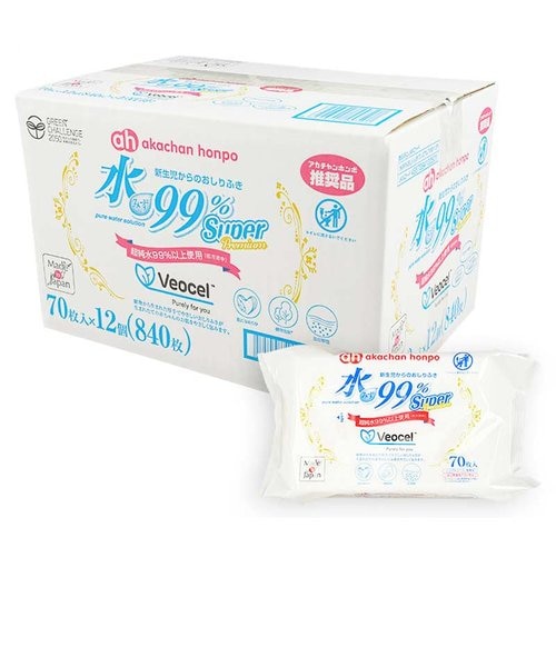 特別配送料有】水99％ Super 新生児からのおしりふき プレミアム