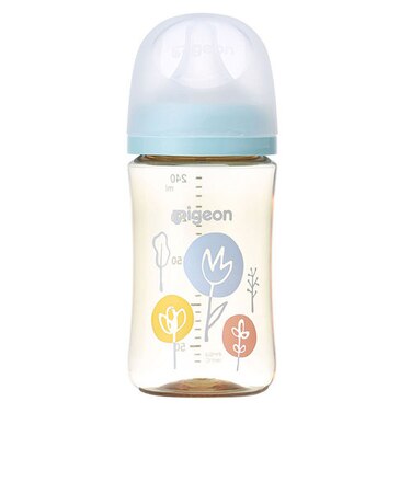母乳実感 耐熱プラスチック 240ml Flower