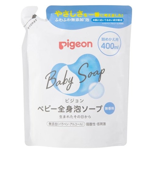 全身泡ソープ 無香料 詰めかえ用 400ml