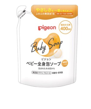 全身泡ソープ 無香料 しっとり 詰めかえ用 400ml