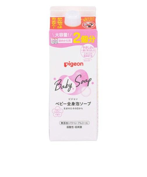 全身泡ソープ ベビーフラワーの香り 詰めかえ用 2回分(800ml)