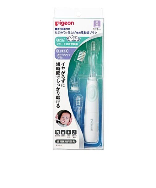 はじめての仕上げ専用 電動歯ブラシ グリーン