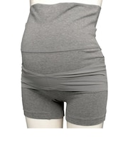 [妊娠初期から産後まで]骨盤サポート妊婦帯パンツ グレー