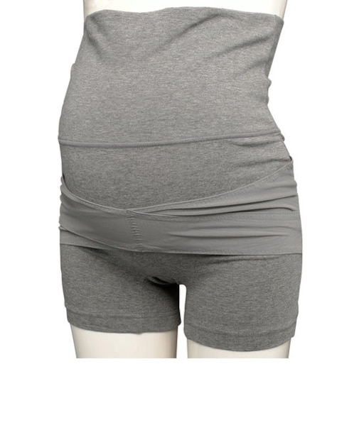 [妊娠初期から産後まで]骨盤サポート妊婦帯パンツ グレー