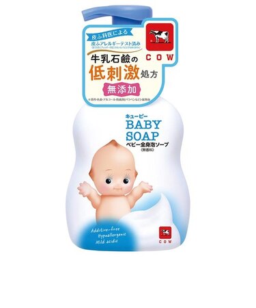 キューピー 全身ベビーソープ泡タイプ ポンプ本体400ml