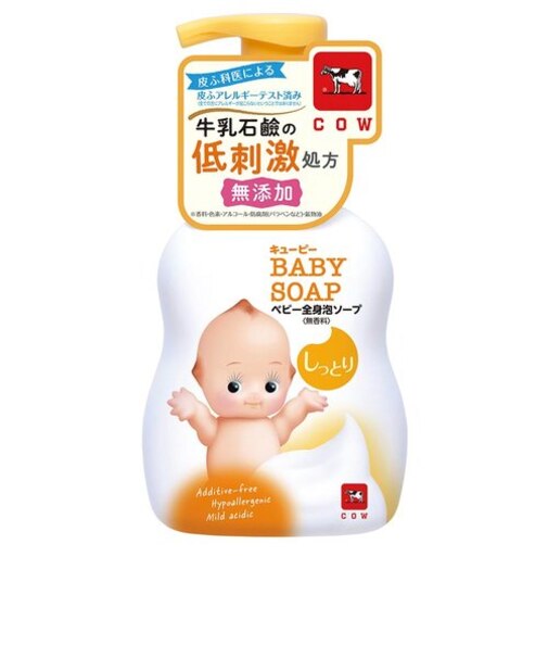 キューピー しっとり全身ベビーソープ 泡タイプ ポンプ本体 400ml