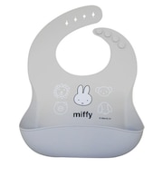 ミッフィー シリコンエプロン グレー