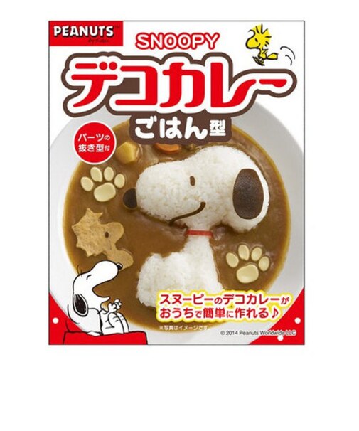デコカレーごはん型　スヌーピー