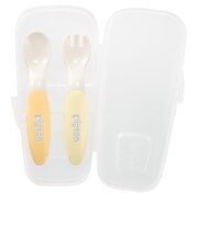 じぶんでつかえる スプーン＆フォーク ケース付き FRESHカラー