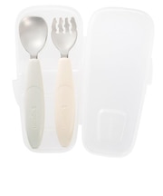 じぶんでパクパク スプーン＆フォーク ケース付き EARTHカラー