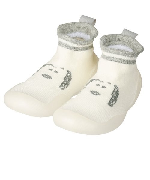 11.0～13.0cm]ソックスシューズ スヌーピー オフホワイト