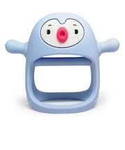 スマイリーミア 歯固め ペンギン ブルー