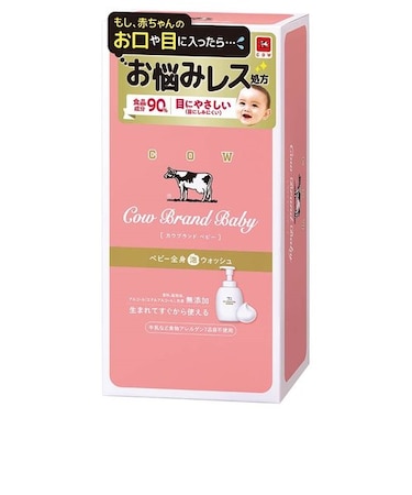 カウブランドベビー　全身泡ウォッシュ ポンプ付 400ml