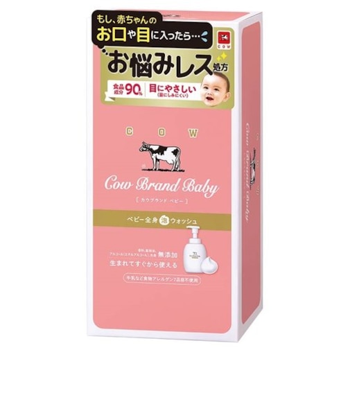 カウブランドベビー　全身泡ウォッシュ ポンプ付 400ml