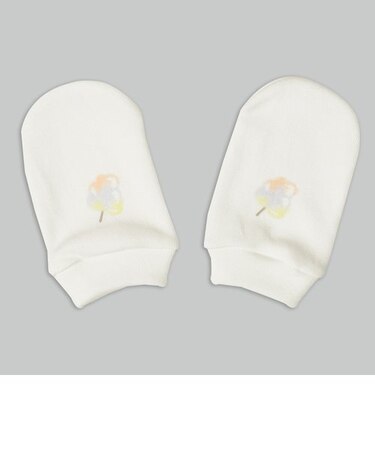 わたあめコットンミトン　オフホワイト