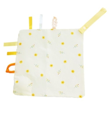 カシャカシャ タグハンカチ フラワー柄