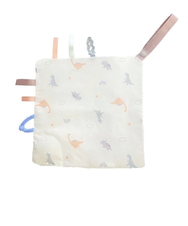 カシャカシャ タグハンカチ 恐竜