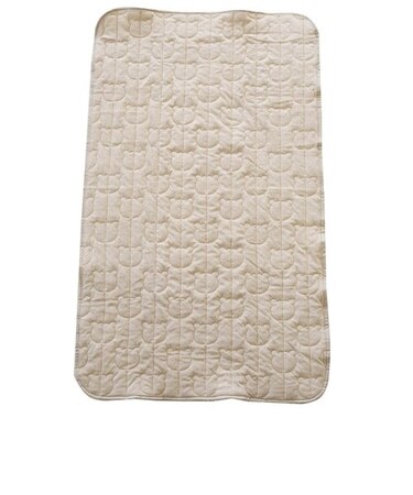 [レギュラーサイズ]綿パイル敷きパッド　ベア　ベージュ