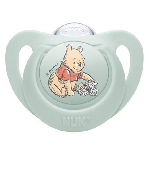 おしゃぶりスター 消毒ケース付き 0-6ヵ月用 プーさん