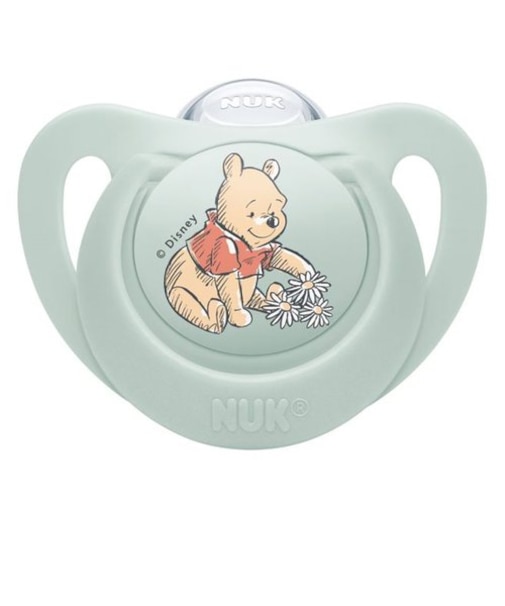 おしゃぶりスター 消毒ケース付き 6-18ヵ月用 プーさん