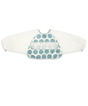 上手に脱ぎやすい 長袖おしょくじエプロン