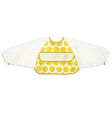 上手に脱ぎやすい 長袖おしょくじエプロン