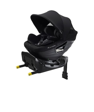 〇[ISOFIX取付×回転式]クルットスライド　ウィ レザーブラック 2024年モデル チャイルドシート