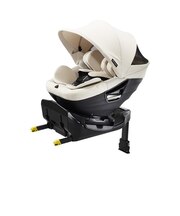 〇[ISOFIX取付×回転式]クルットスライド　ウィ スムースアイボリー 2024年モデル チャイルドシート